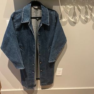 90’s Jean Trench Coat